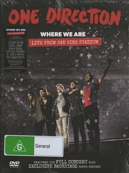 One Direction : Where We Are Live From San Siro Stadium (DVD-V, Album)