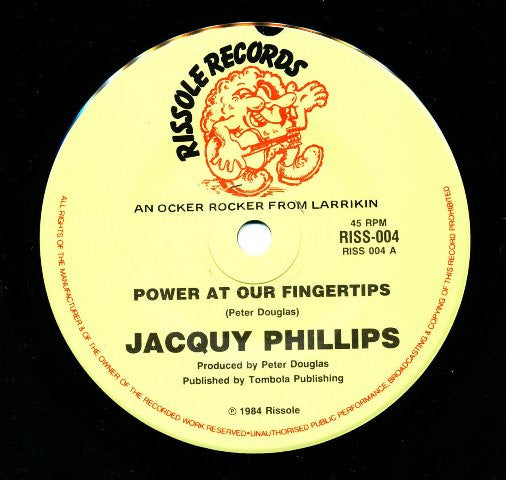 Jacquy Phillips, Black Diamond Corner : Power At Our Fingertips (7")