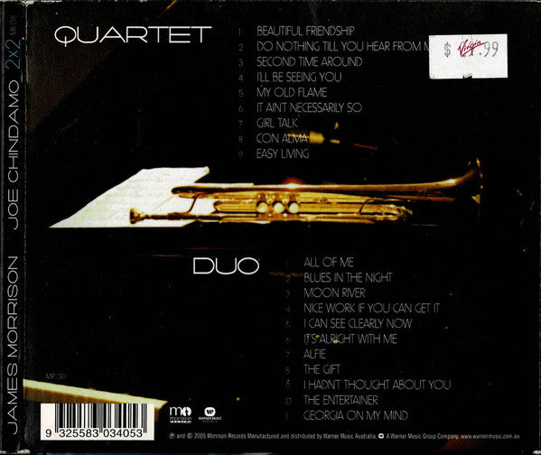 James Morrison, Joe Chindamo : 2x2 (2xCD, Album)