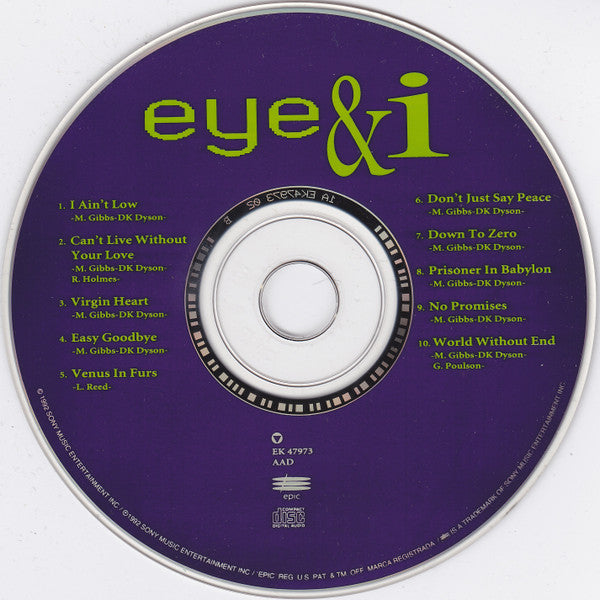Eye & I : Eye & I (CD, Album)