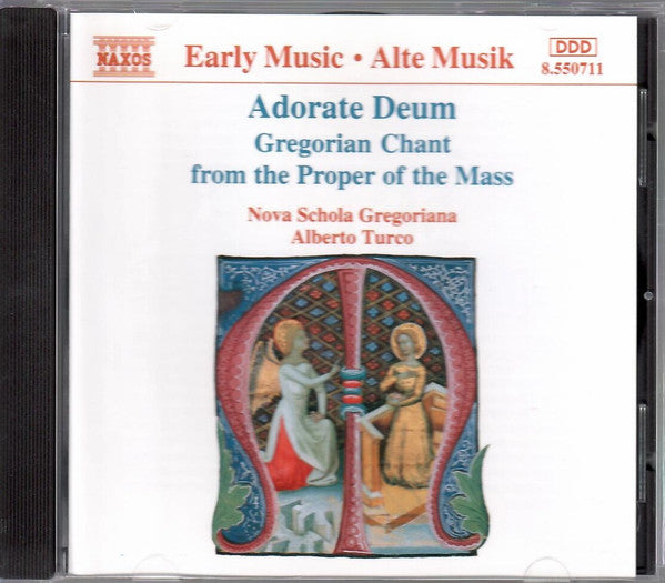 Nova Schola Gregoriana, Alberto Turco : Adorate Deum – Gregorian Chant From The Proper Of The Mass (CD, Album, SON)