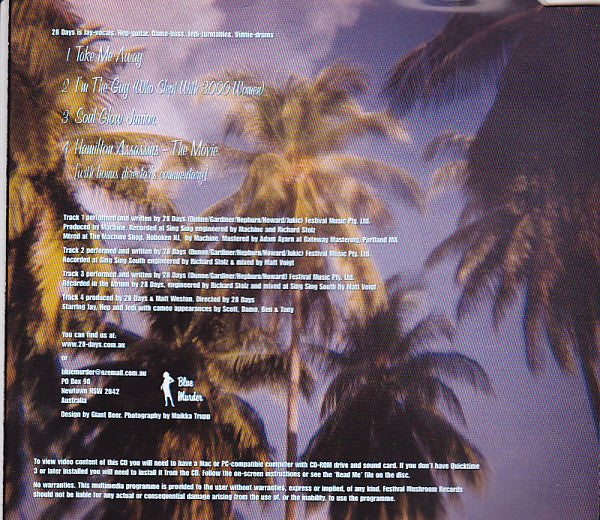 28 Days : Take Me Away (CD, Single, Enh)