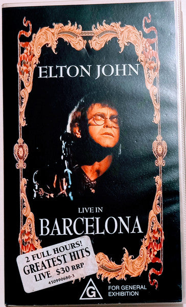 Elton John : Live In Barcelona (VHS, Album, PAL)