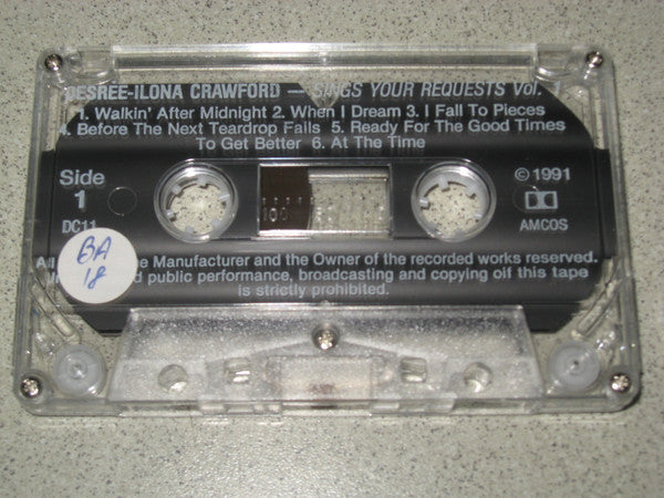 Desrëe-Ilona Crawford : Desrëë Sings Your Requests Vol. 1 (Cass, Album)