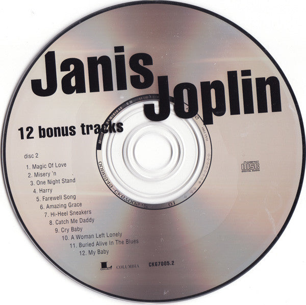 Janis Joplin : 18 Essential Songs / 12 Bonus Tracks (CD, Comp, RE + CD, Comp + Ltd)