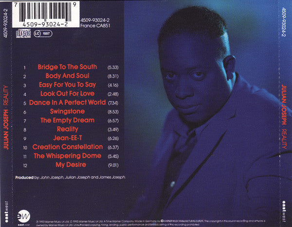 Julian Joseph : Reality (CD, Album)