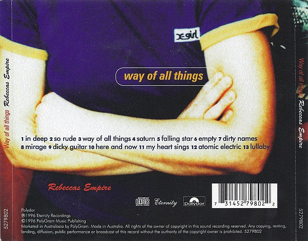 Rebecca's Empire : Way Of All Things (CD, Album)