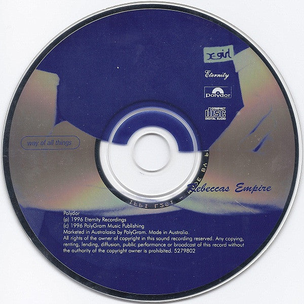 Rebecca's Empire : Way Of All Things (CD, Album)