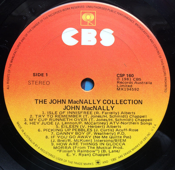 John MacNally : The John MacNally Collection (LP, Comp)