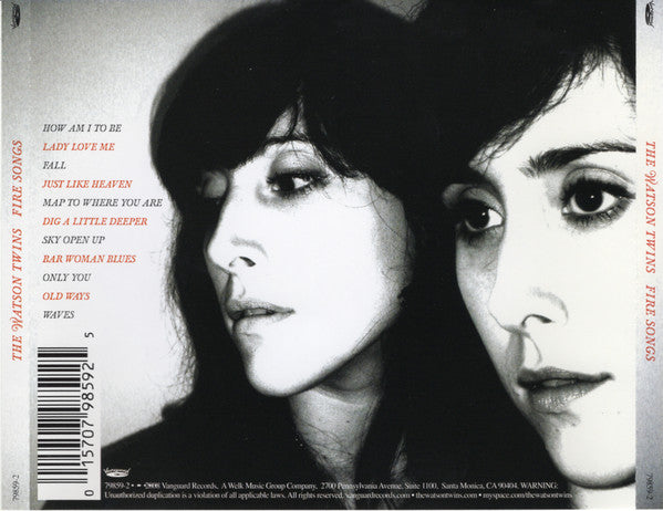 The Watson Twins : Fire Songs (CD, Album)