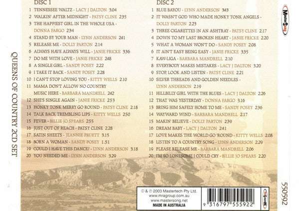 Various : Queens Of Country (2xCD, Comp)
