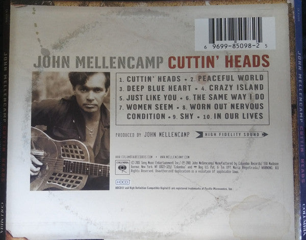 John Cougar Mellencamp : Cuttin' Heads (HDCD, Album)
