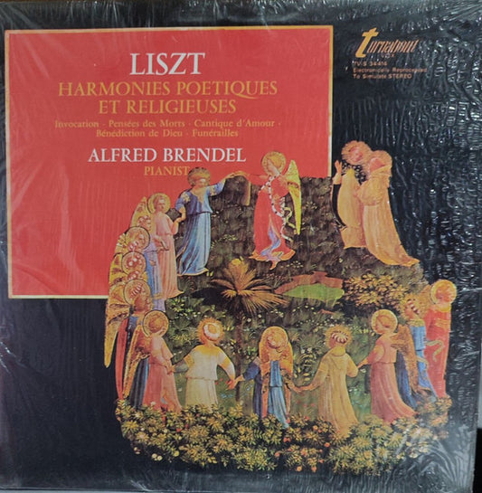 Alfred Brendel : Liszt Harmonies Poetiques Et Religieuses (LP)