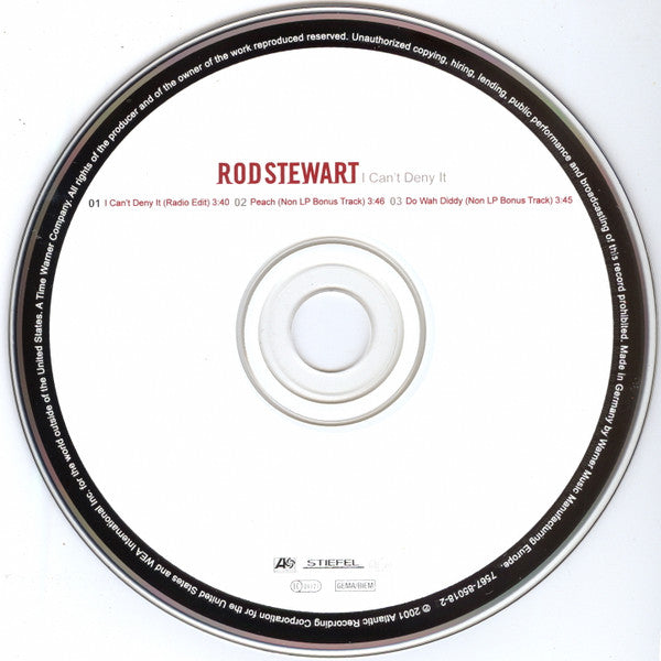 Rod Stewart : I Can't Deny It (CD, Single)
