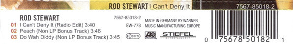 Rod Stewart : I Can't Deny It (CD, Single)