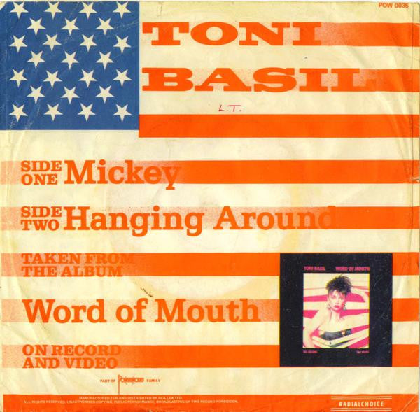 Toni Basil : Mickey (7", Single)
