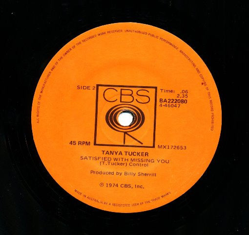 Tanya Tucker : The Man That Turned My Mama On / Satisfied With Missing You (7")