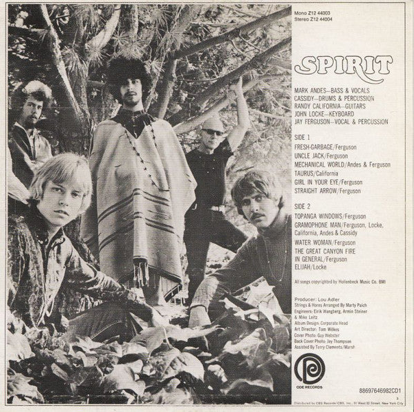 Spirit (8) : Original Album Classics (CD, Album, RE + CD, Album, RE + CD, Album, RE + CD)