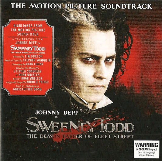 Stephen Sondheim : Highlights From The Motion Picture Soundtrack Sweeney Todd: The Demon Barber Of Fleet Street (CD, Album)