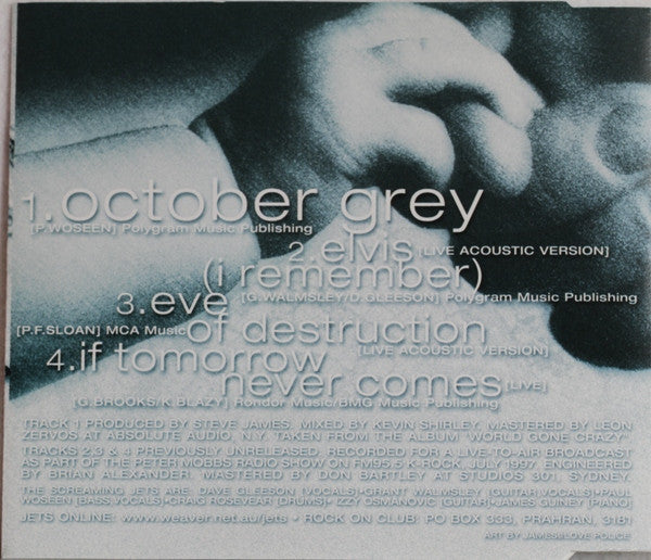 The Screaming Jets : October Grey (CD, Single)
