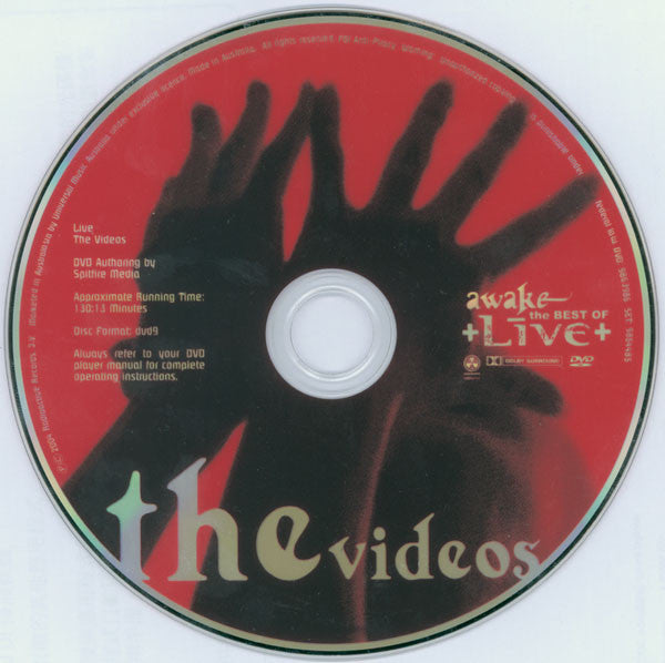 Live : Awake - The Best Of (CD, Comp + DVD, Comp, PAL)