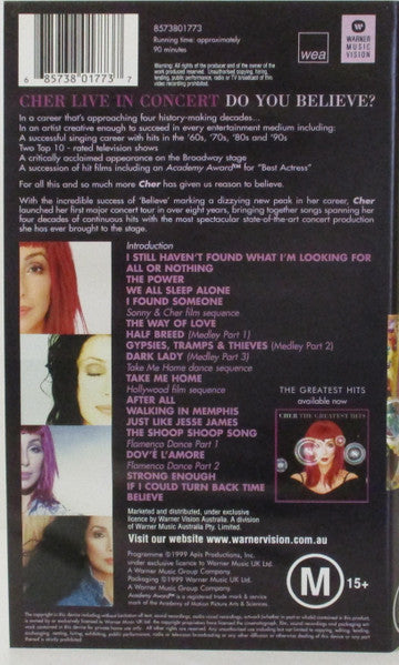 Cher : Live In Concert (VHS)