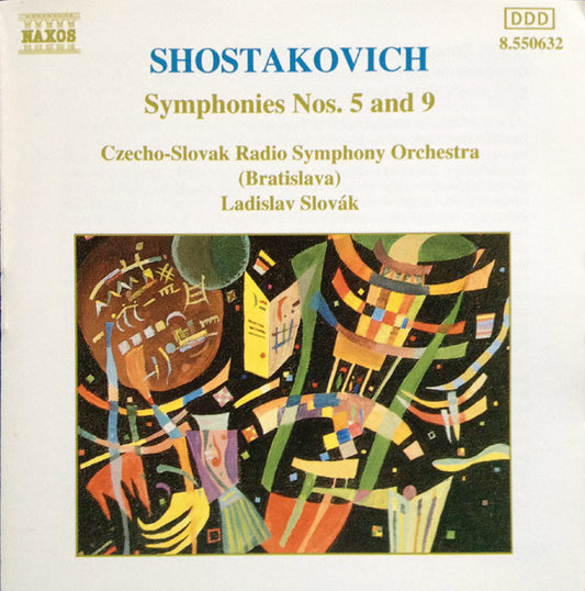 Dmitri Shostakovich, Slovak Radio Symphony Orchestra, Ladislav Slovák : Symphonies Nos. 5 And 9 (CD)