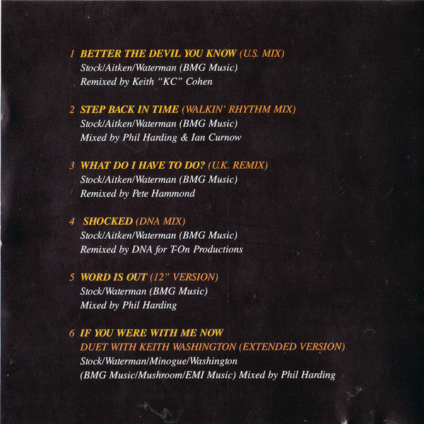 Kylie Minogue : Kylie's Remixes Vol. 2 (CD, Comp)