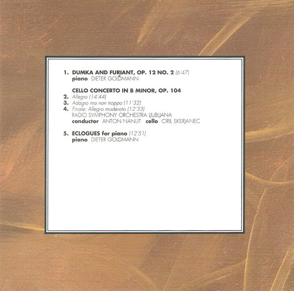 Antonín Dvořák : Romantic Masterpieces (CD, RE)