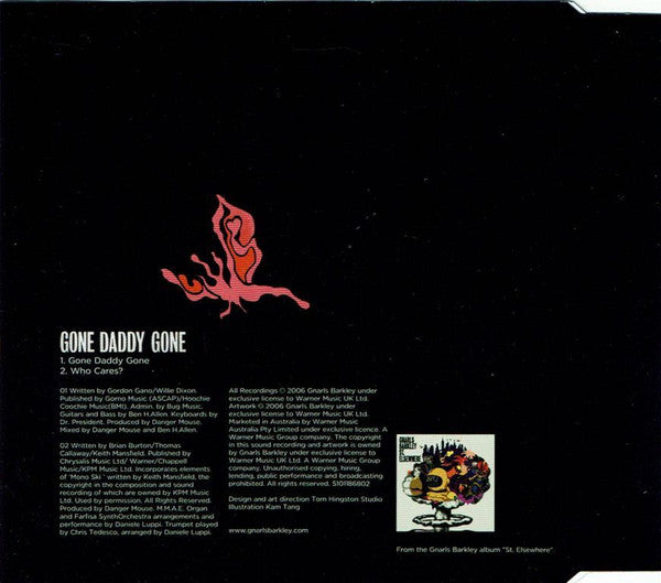 Gnarls Barkley : Gone Daddy Gone (CD, Single)