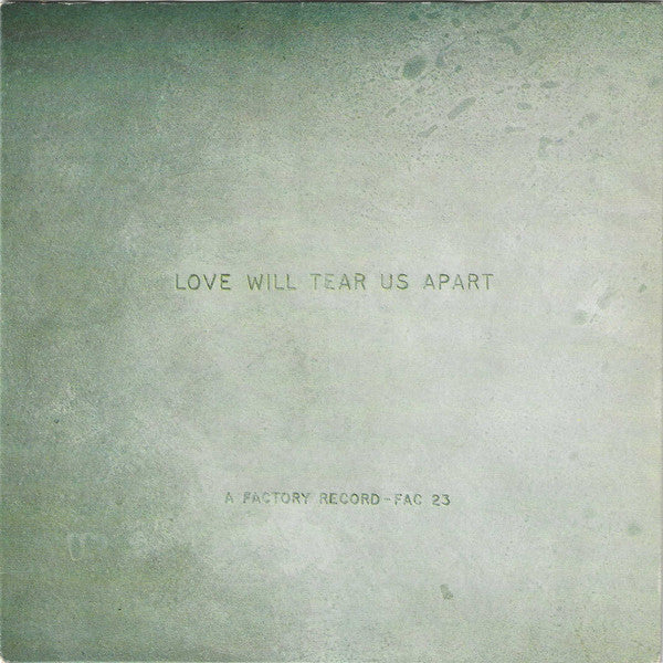 Joy Division : Love Will Tear Us Apart (7", Single, Tra)