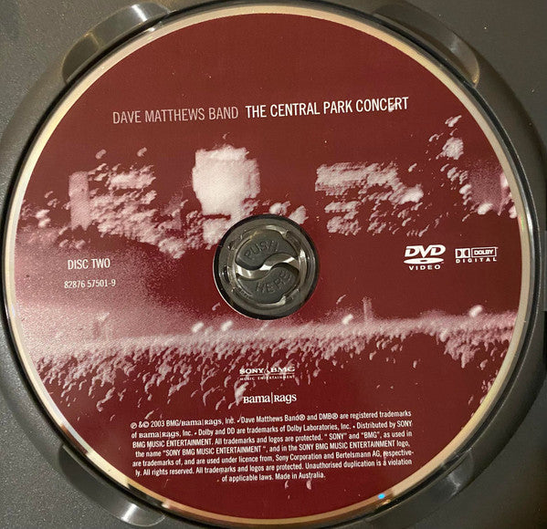 Dave Matthews Band : The Central Park Concert (2xDVD-V)