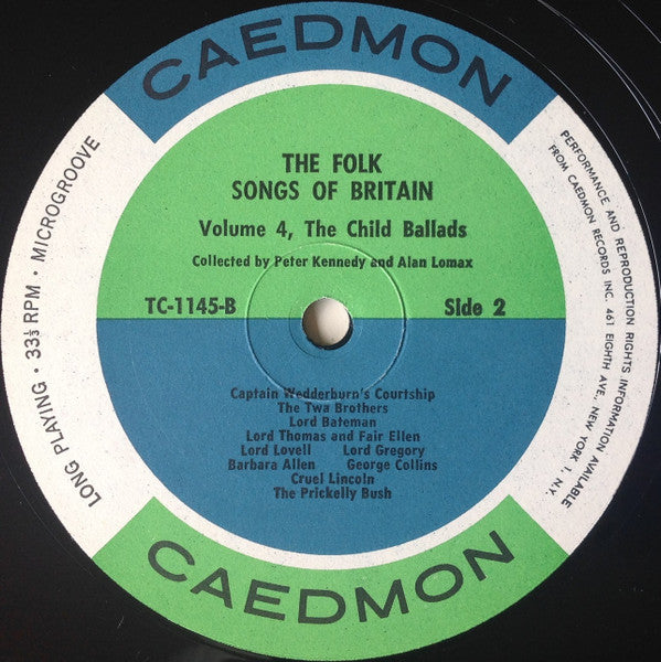 Various : The Child Ballads (LP, Album, Comp)