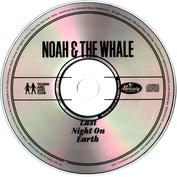 Noah And The Whale : Last Night On Earth (CD, Album)