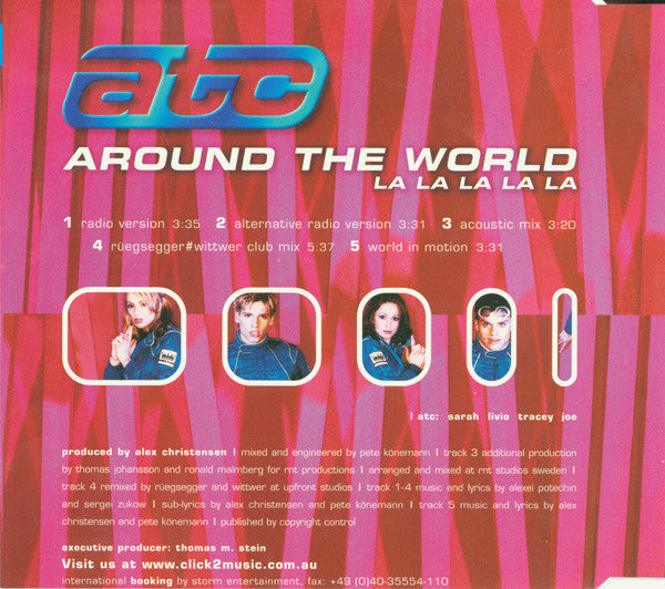 ATC : Around The World (La La La La La) (CD, Single)
