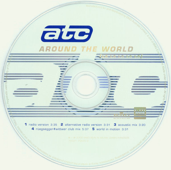ATC : Around The World (La La La La La) (CD, Single)