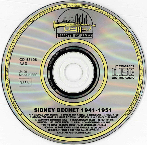 Sidney Bechet : Revolutionary Blues (1941-1951) (CD, Comp, RE)