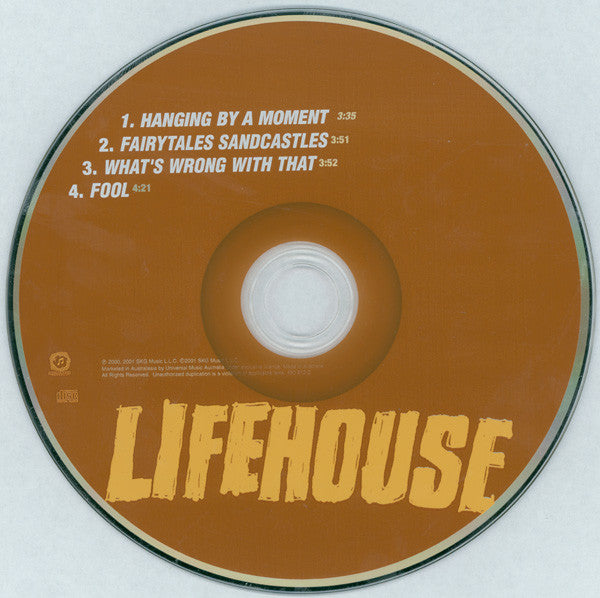 Lifehouse : Hanging By A Moment (CD, Single)