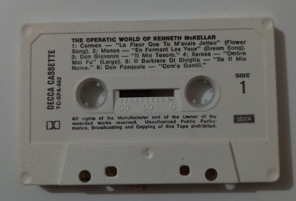 Kenneth McKellar : The Operatic World of Kenneth McKellar (Cass, Comp)