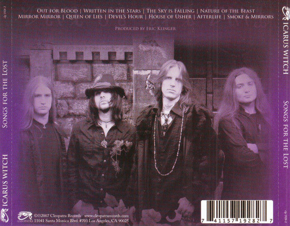 Icarus Witch : Songs For The Lost (CD, Album)