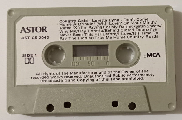 Loretta Lynn : Country Gold (Cass, Comp)