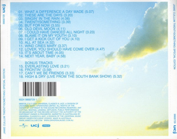 Jamie Cullum : Twentysomething (Special Edition) (CD, Album, S/Edition)