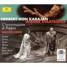 Herbert von Karajan, Sena Jurinac, Margarita Lilova, Otto Wiener, Carlo Cava, Hilde Rössel-Majdan, Gundula Janowitz, Orchester Der Wiener Staatsoper : Monteverdi L’Incoronazione Di Poppea (2xCD, Mono)