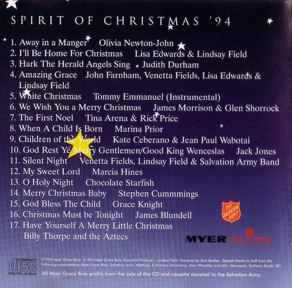 Various : The Spirit Of Christmas '94 (CD, Comp)