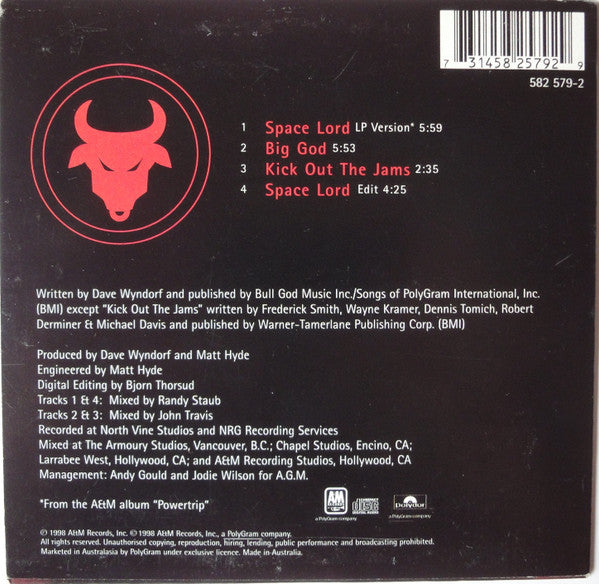 Monster Magnet : Space Lord (CD, Single, Car)