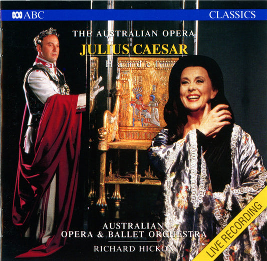Georg Friedrich Händel, Richard Hickox, Graham Pushee, Yvonne Kenny, The Australian Opera & Ballet Orchestra : Julius Caesar Highlights (CD, Album)