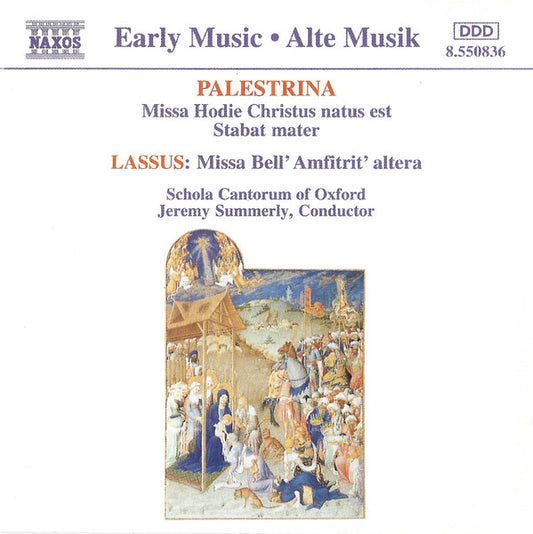 Palestrina*, Lassus*, Jeremy Summerly, Schola Cantorum of Oxford : Masses (CD, Album)