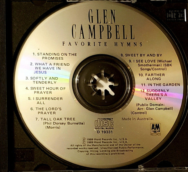 Glen Campbell : Favorite Hymns (CD, Album)