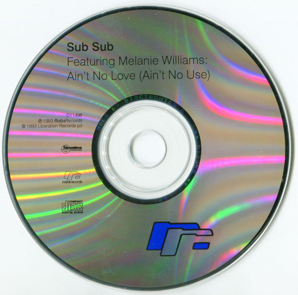 Sub Sub Featuring Melanie Williams : Ain't No Love (Ain't No Use) (CD, Single)
