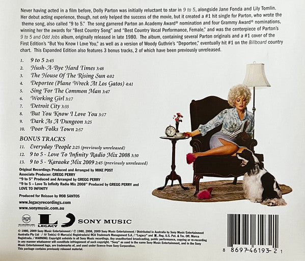 Dolly Parton : 9 To 5 And Odd Jobs (CD, Album, RE, RM)